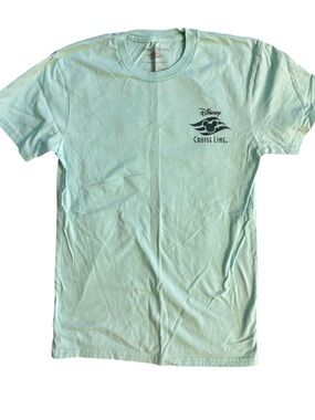 Disney Cruise Line T-Shirt Women’s Small Turquoise Another Day In Paradise Tee